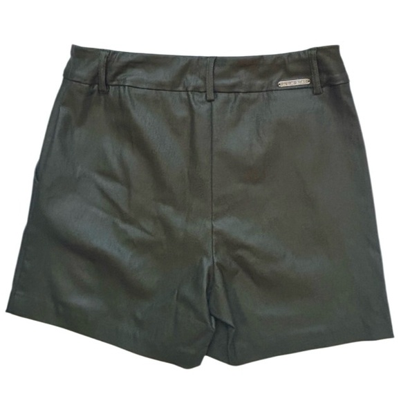I Love Tyler Madison Billie Waxed Shorts In‎ Army Green Sz M - Picture 3 of 8